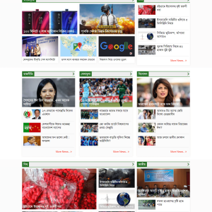 Newspaper WordPress Website Nineteen - online bd work